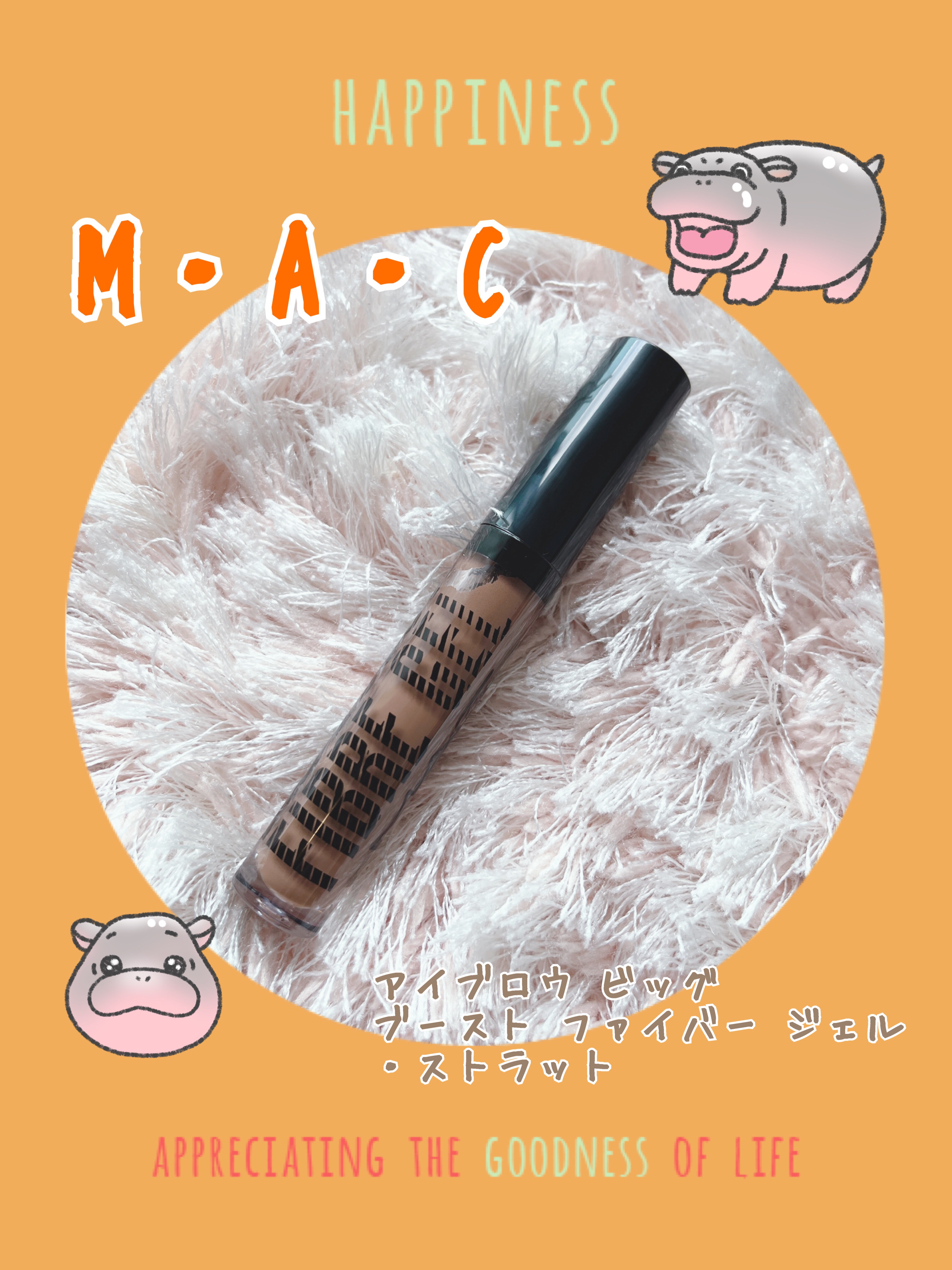 アイブロウ ビッグ ブースト ファイバー ジェル/M・A・C/眉マスカラを使ったクチコミ（1枚目）