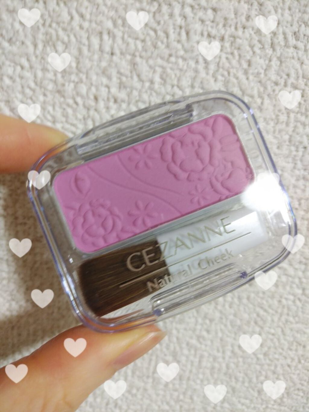 ナチュラル チークN/CEZANNE/パウダーチークを使ったクチコミ(1枚目)