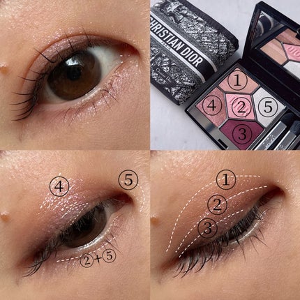 【旧】ディオールショウ サンク クルール(プラン ドゥ パリ コレクション限定品)/Dior/アイシャドウを使ったクチコミ(5枚目)