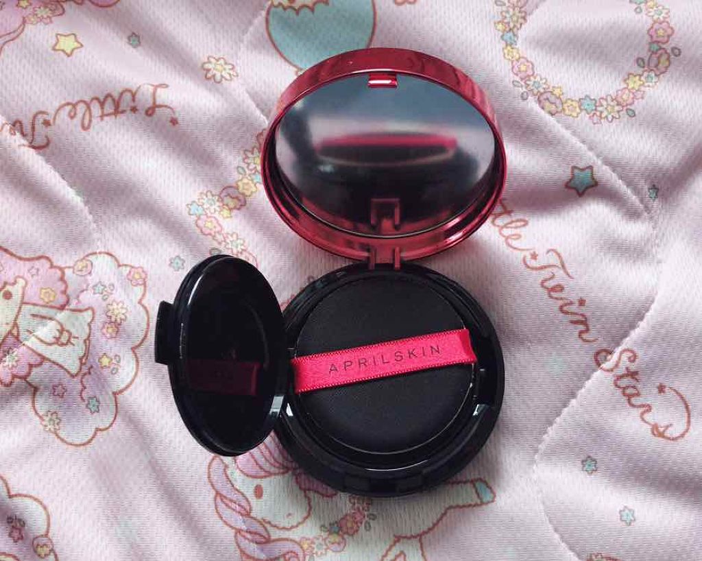 デュアルカバー クッション/APRILSKIN/クッションファンデーションを使ったクチコミ(2枚目)