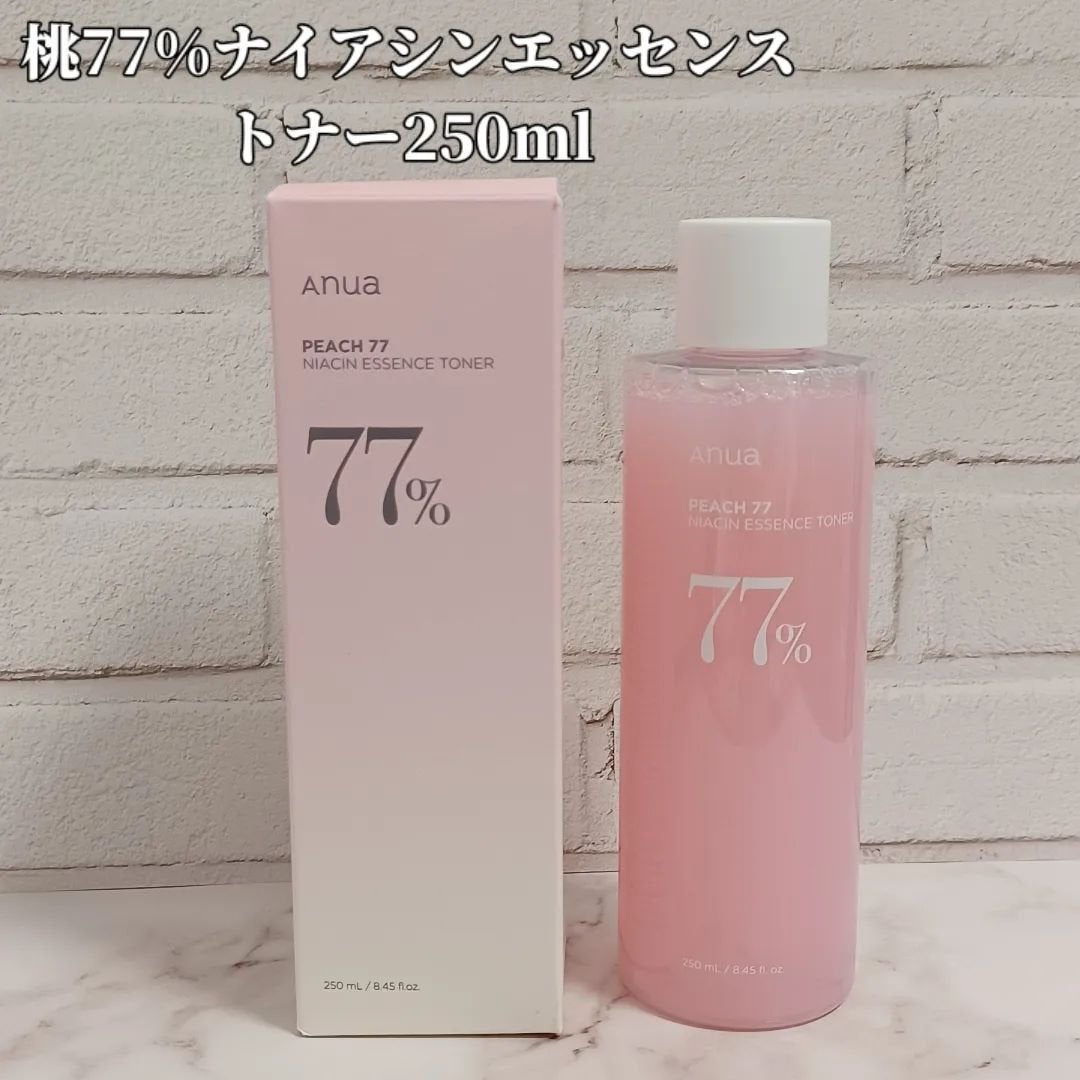 桃77%ナイアシンエッセンストナー 250ml/Anua/化粧水を使ったクチコミ(2枚目)