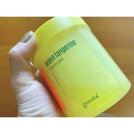 グリーンタンジェリン ビタCダークスポットケアパッド/goodal/トナーパッドを使ったクチコミ(1枚目)