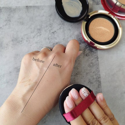 インテグレート プロフィニッシュクッション/インテグレート/クッションファンデーションを使ったクチコミ(4枚目)