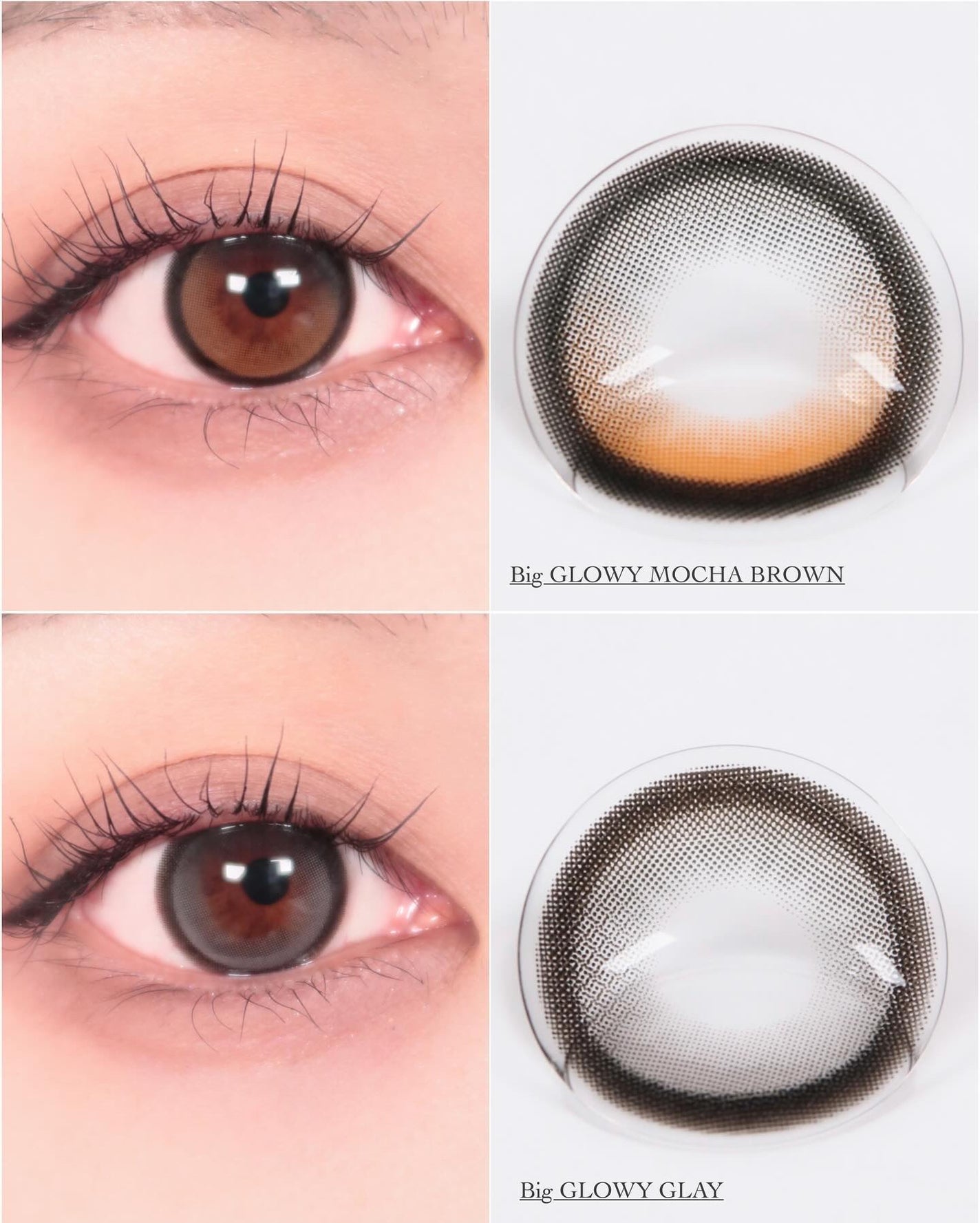 Eyelighter Glowy 1Month/OLENS/カラーコンタクトレンズを使ったクチコミ(8枚目)