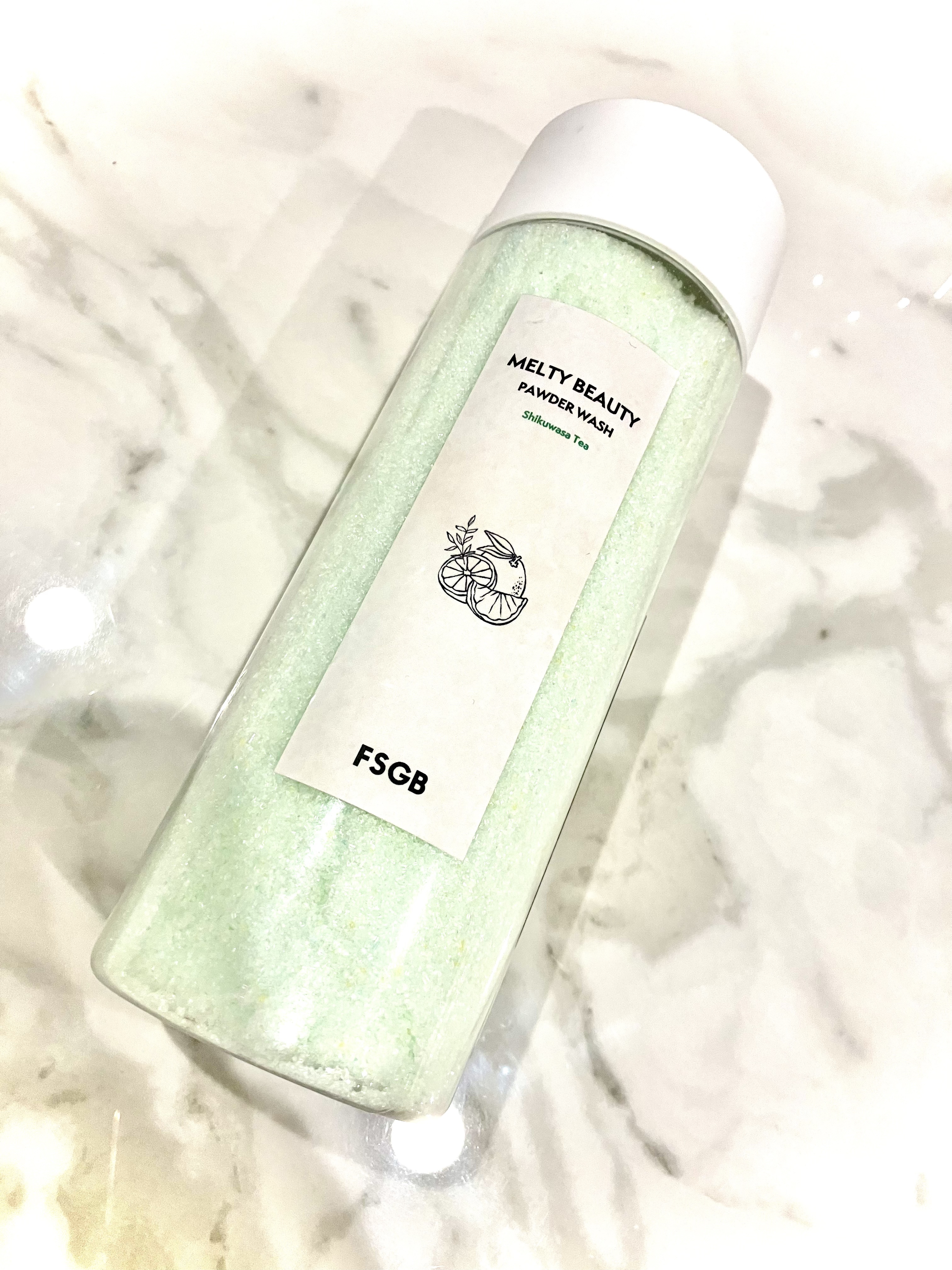 沖縄とろみ美容 パウダーウォッシュ シークヮーサーティー/FSGB/洗顔パウダーを使ったクチコミ（1枚目）