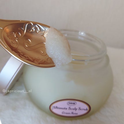 ヘッドスクラブ グリーン・ローズ/SABON/ヘッドスクラブを使ったクチコミ(2枚目)