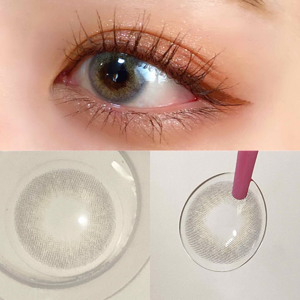 ロシアン 1Day シルバー/OLENS/ワンデー（１DAY）カラコンを使ったクチコミ（2枚目）