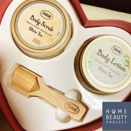 SABON ボディケアデュオ ホワイトティーのクチコミ「(2月にプレゼントでもらったものを今更使いました!)
初sabon、使い心地も香りも最高で感.....」(2枚目)