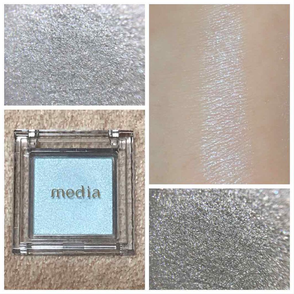 ブライトアップアイシャドウ/media/単色アイシャドウを使ったクチコミ(1枚目)