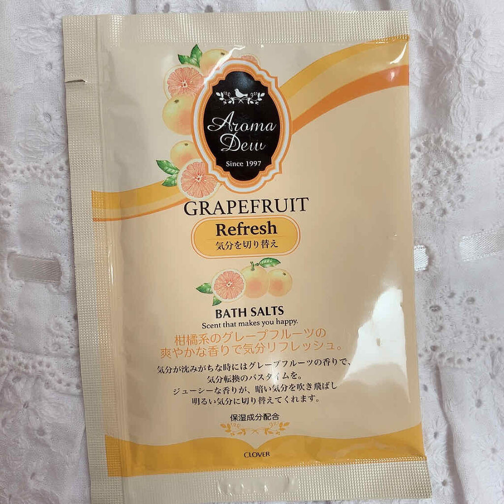 バスソルト グレープフルーツ/アロマデュウ/入浴剤を使ったクチコミ（1枚目）