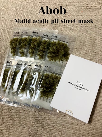 弱酸性PHシートマスク 復活草フィット/Abib /シートマスク・パックを使ったクチコミ(1枚目)