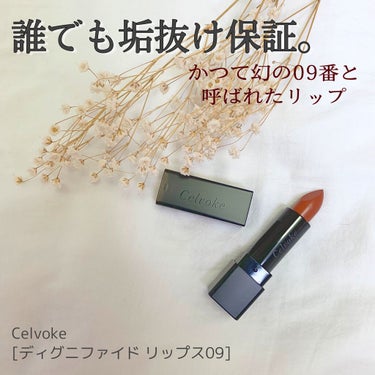 ディグニファイド リップス 09 テラコッタ/Celvoke/口紅を使ったクチコミ（1枚目）