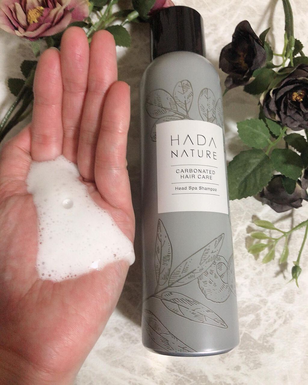 炭酸ヘッドスパシャンプー／トリートメント/肌ナチュール/市販シャンプーを使ったクチコミ（2枚目）
