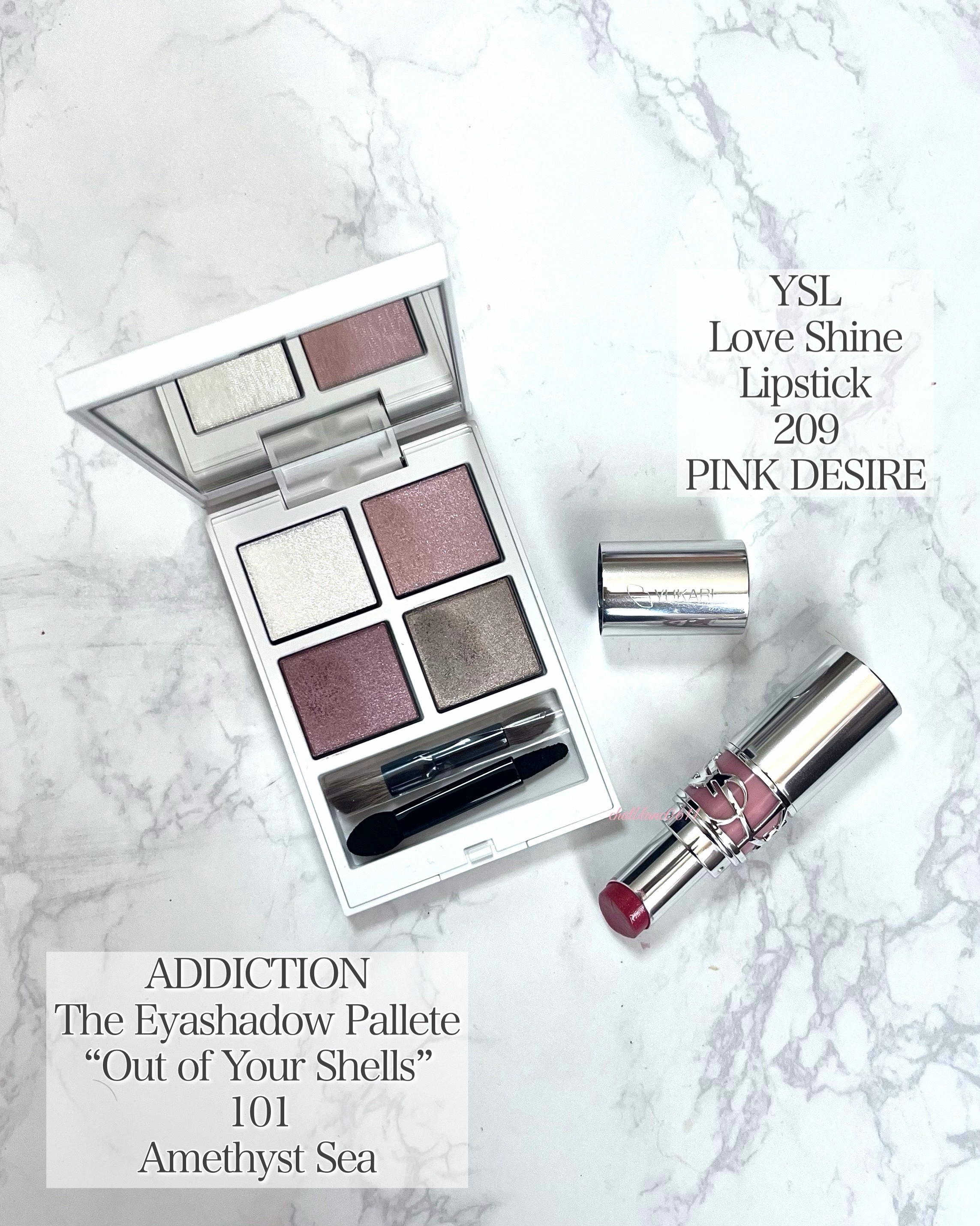 アディクション ザ アイシャドウ パレット “アウト オブ ユア シェル”/ADDICTION/アイシャドウパレットを使ったクチコミ（3枚目）