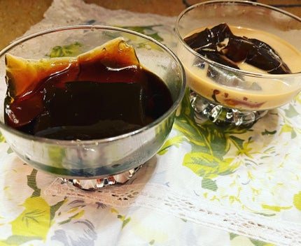 ゼロ羅漢果黒みつ珈琲寒天ゼリー/チュチュル/食品を使ったクチコミ(1枚目)