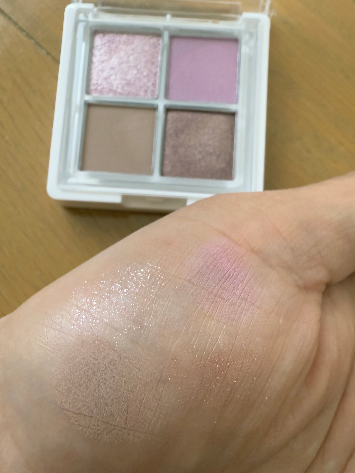 グリッターレイヤリングアイシャドウパレット/TWINKLE POP/アイシャドウパレットを使ったクチコミ(4枚目)