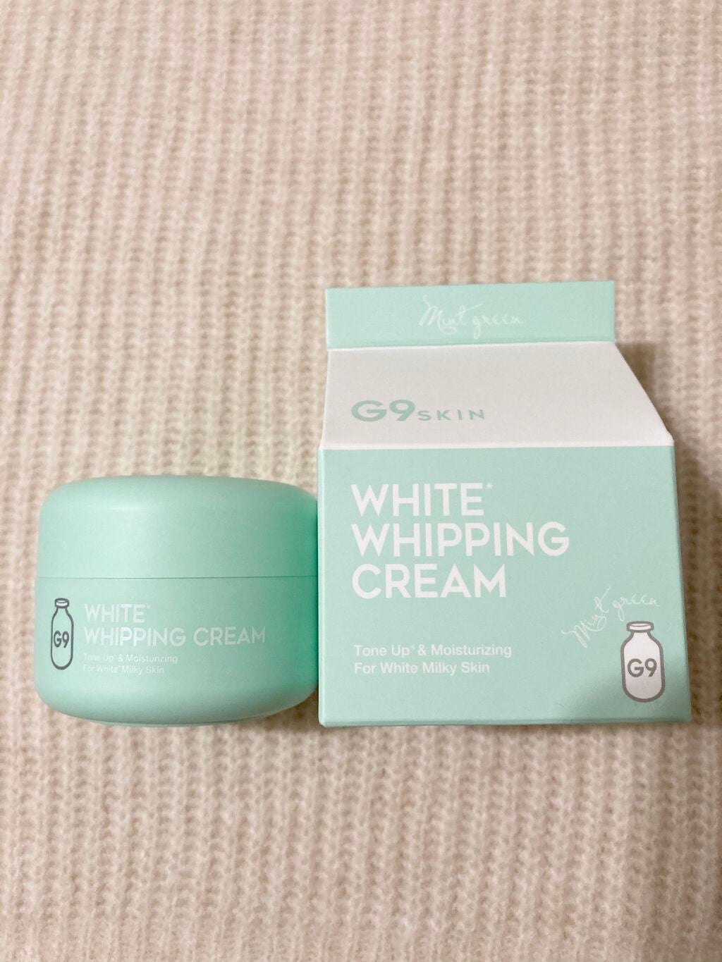 WHITE WHIPPING CREAM(ウユクリーム)/G9SKIN/化粧下地を使ったクチコミ(1枚目)