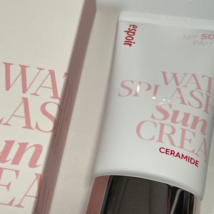 ウォータースプラッシュサンクリーム セラミド/espoir/日焼け止めクリームを使ったクチコミ(1枚目)