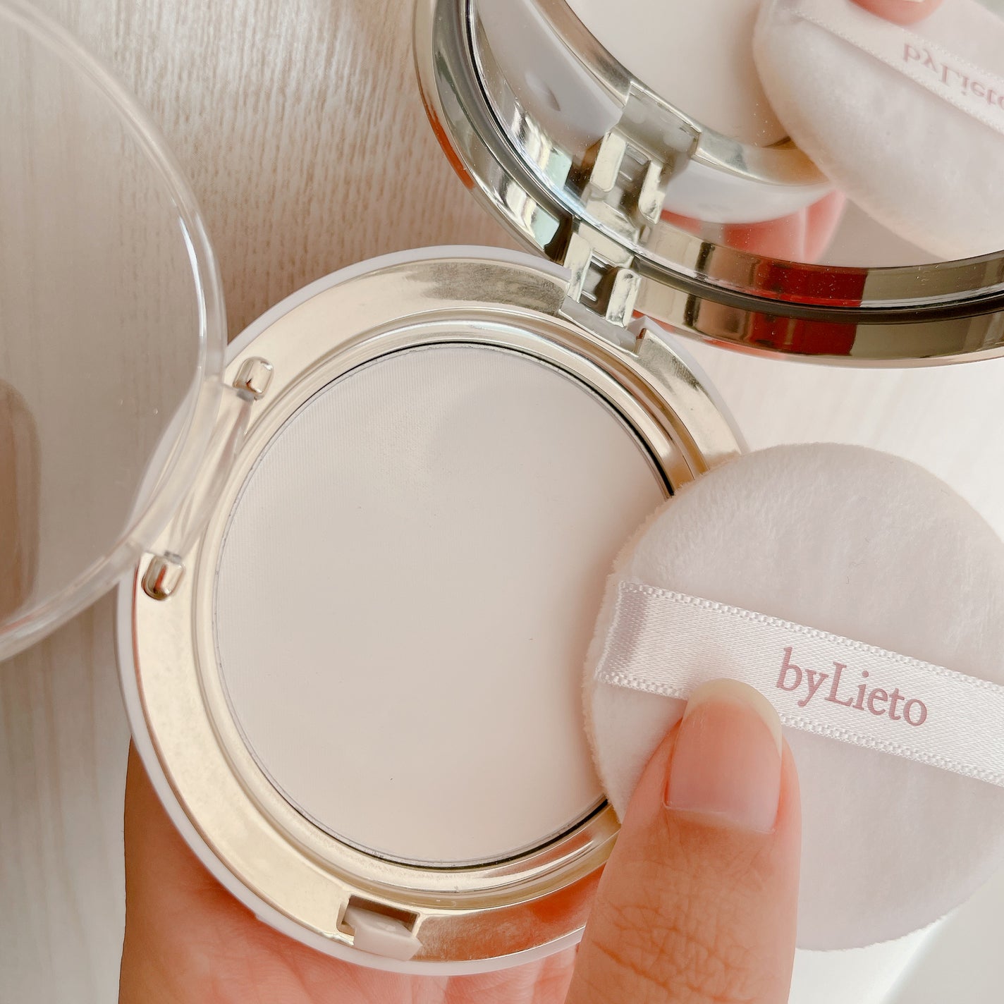 ハイドラセッティングパウダー/byLieto/プレストパウダーを使ったクチコミ(3枚目)