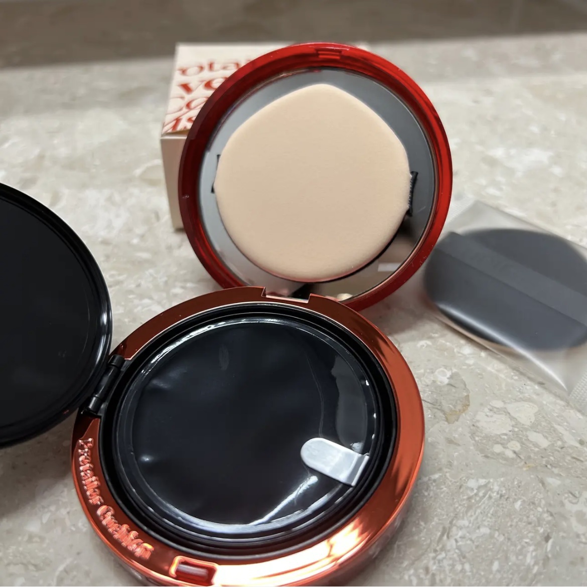 プロテーラービーベルベットカバークッション/espoir/クッションファンデーションを使ったクチコミ（2枚目）