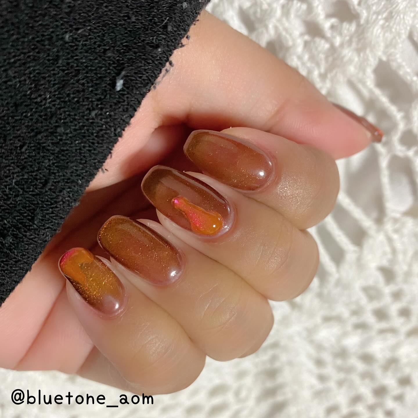 アニマルマグネットジェル/ネイル工房/ジェルネイルを使ったクチコミ（3枚目）