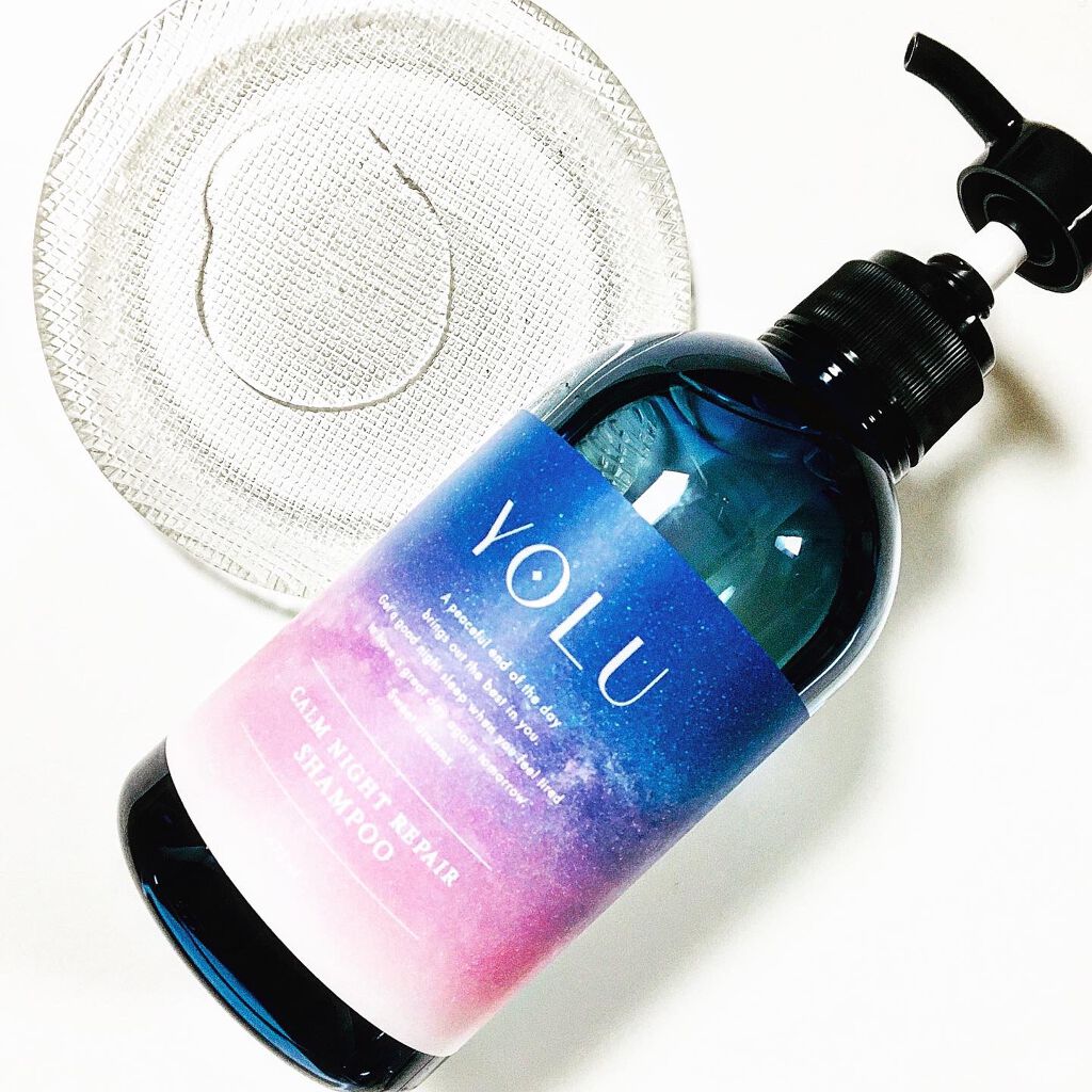 カームナイトリペアシャンプー／トリートメント/YOLU/市販シャンプーを使ったクチコミ（2枚目）