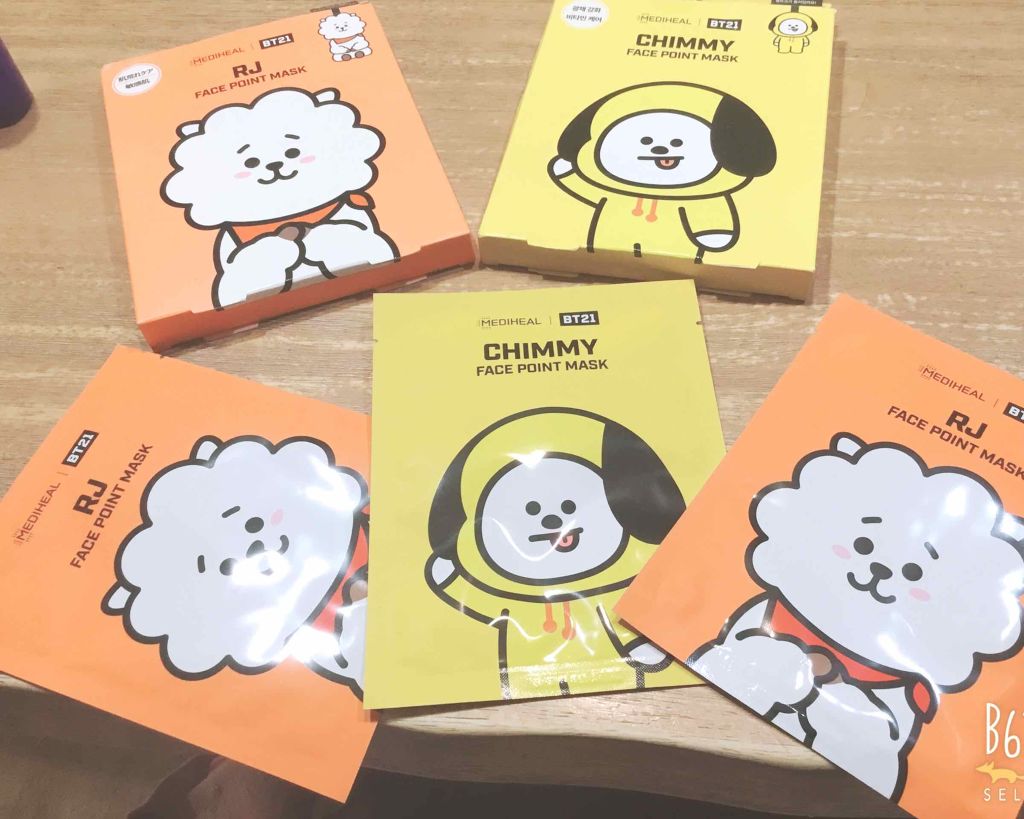 BT21 l MEDIHEAL CHIMMY ポイントパッチ/MEDIHEAL/シートマスク・パックを使ったクチコミ（1枚目）