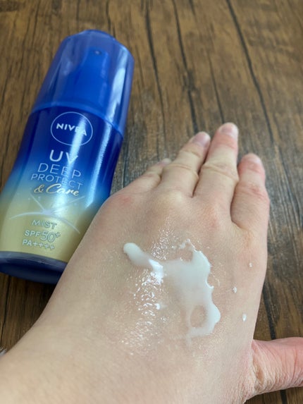 ニベアUV ディーププロテクト&ケア ミルクミスト/ニベア/日焼け止めミスト・スプレーを使ったクチコミ(3枚目)