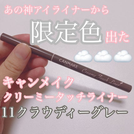 クリーミータッチライナー/キャンメイク/ジェルアイライナーを使ったクチコミ(1枚目)