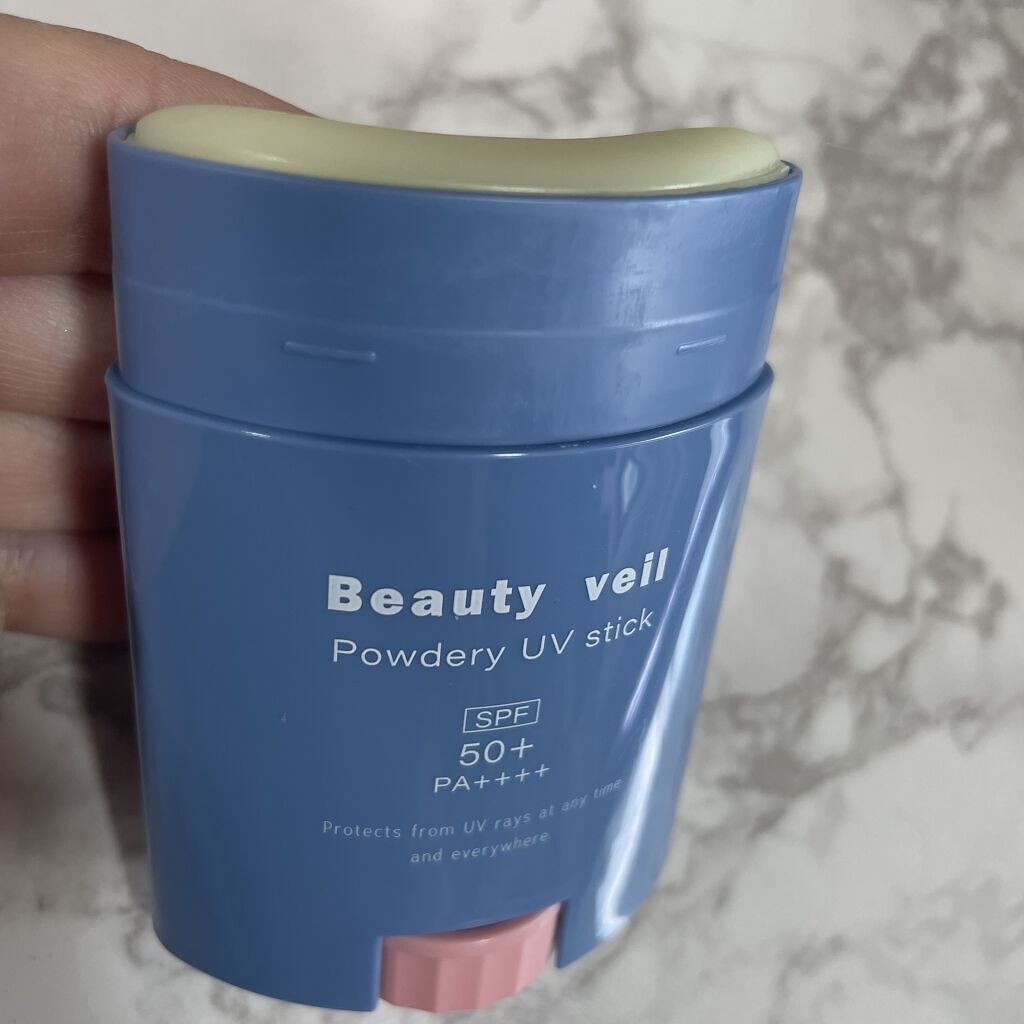 パウダリーUVスティック/Beauty veil/日焼け止めスティックを使ったクチコミ（2枚目）
