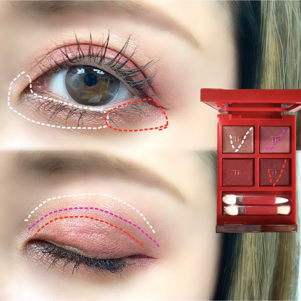 アイ カラー クォード/TOM FORD BEAUTY/アイシャドウパレットを使ったクチコミ(3枚目)