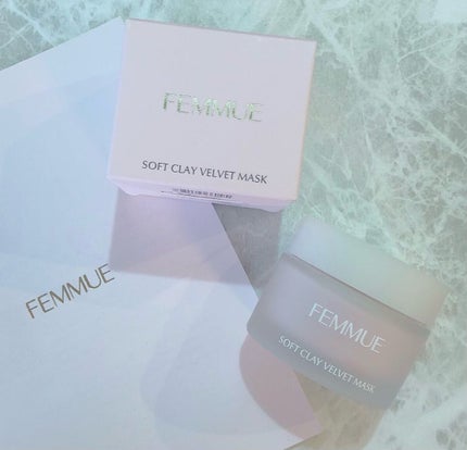 ソフトクレイ ベルベットマスク/FEMMUE/洗い流すパック・マスクを使ったクチコミ(1枚目)