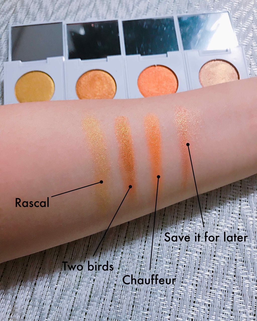 Pressed Powder Shadow /ColourPop/アイシャドウパレットを使ったクチコミ(3枚目)