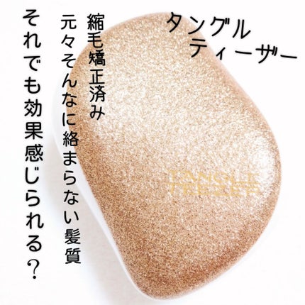 コンパクトスタイラー/TANGLE TEEZER/ヘアブラシを使ったクチコミ(1枚目)