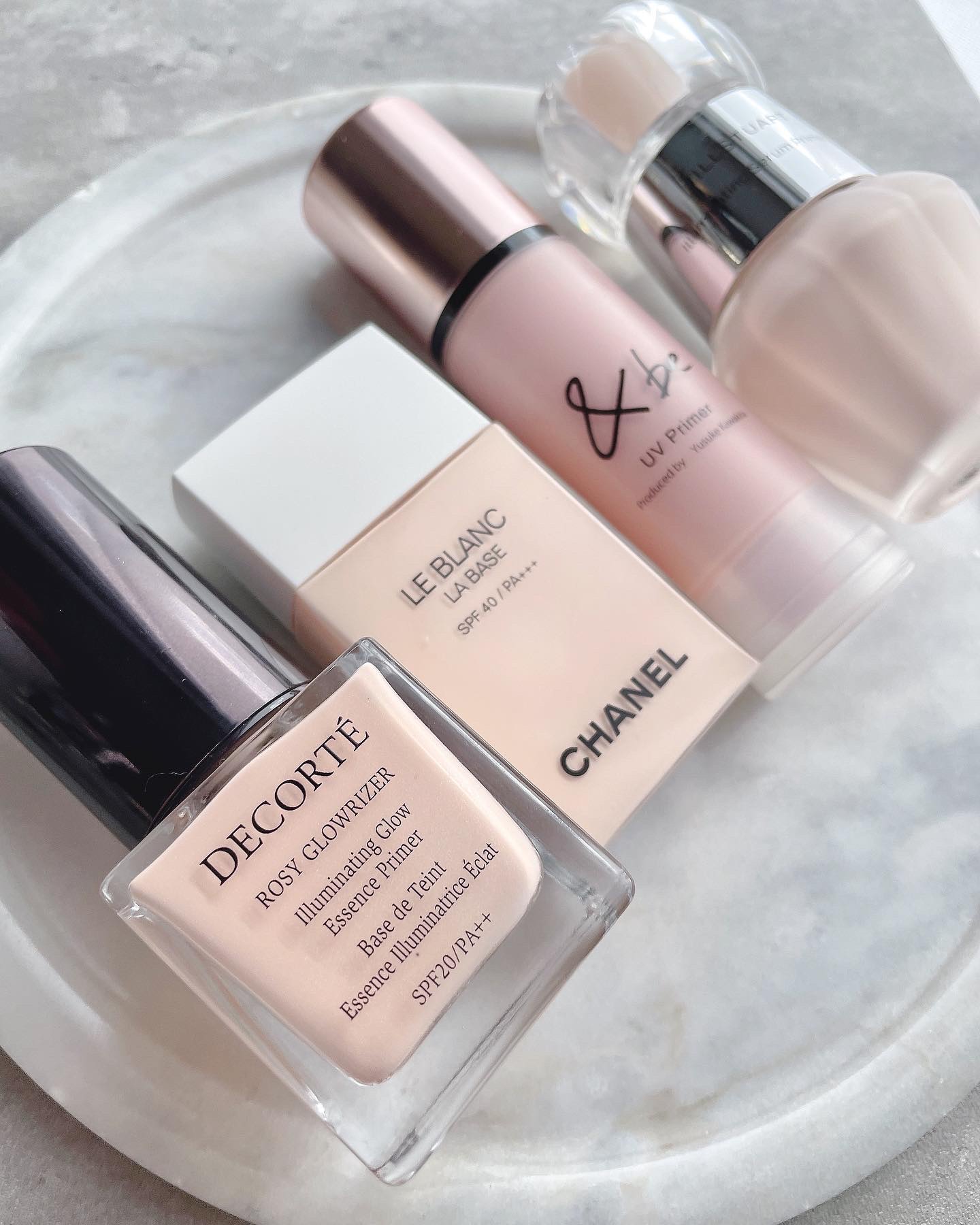 CHANEL・DECORTÉ・＆be・JILL STUARTの化粧下地を使った口コミ