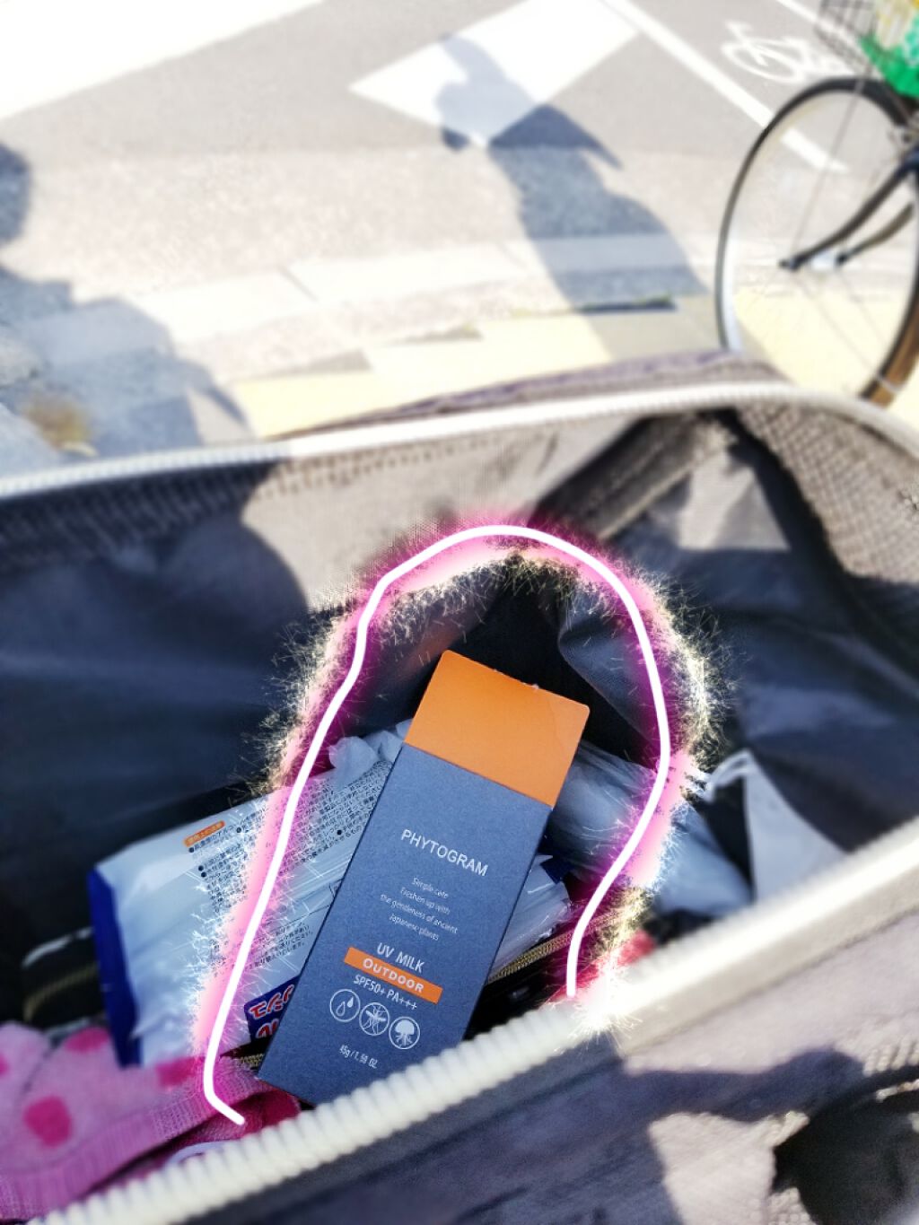 フィトグラム UVミルク(日焼け止め乳液)/メイコー化粧品/乳液を使ったクチコミ(4枚目)