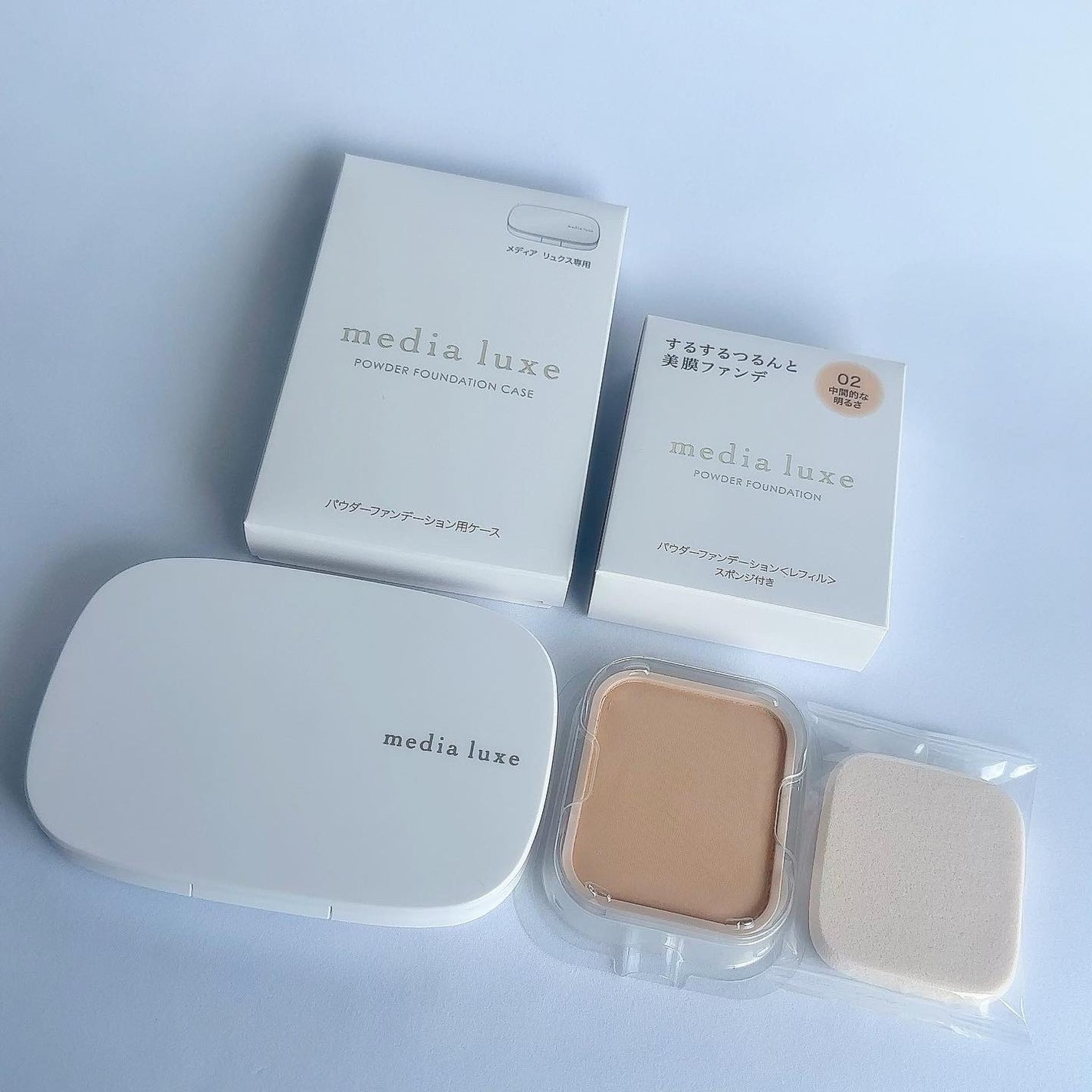 パウダーファンデーション/media luxe/パウダーファンデーションを使ったクチコミ(5枚目)
