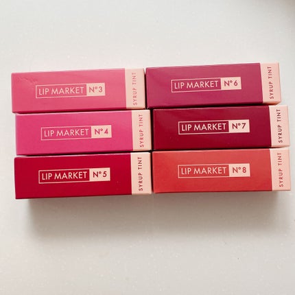 TONYMOLY トニモリリップマーケットシロップティントのクチコミ「\TONYMOLY リップマーケットシロップティント/
No.3 Coral Glaze
.....」(3枚目)