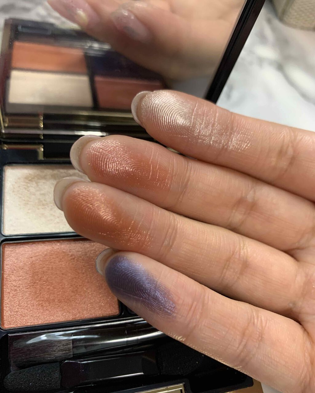 デザイニング カラー アイズ/SUQQU/アイシャドウパレットを使ったクチコミ（2枚目）