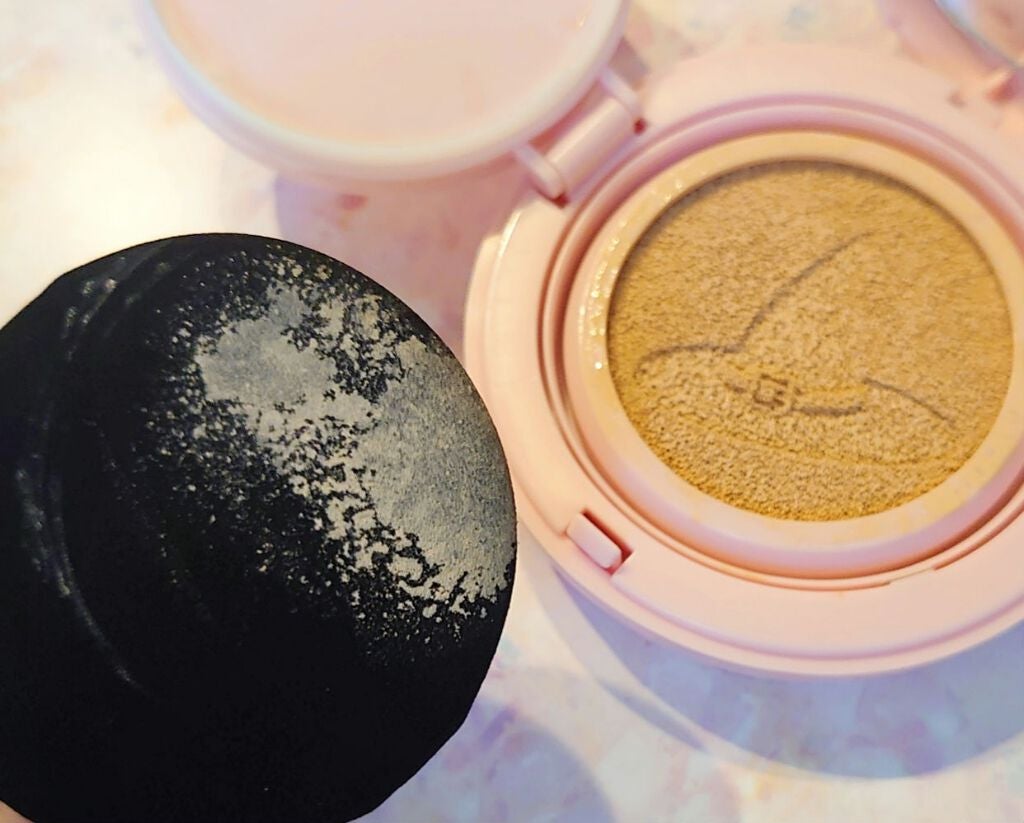 モイスチャーライズ カバー クッション/Witch's Pouch/クッションファンデーションを使ったクチコミ(4枚目)