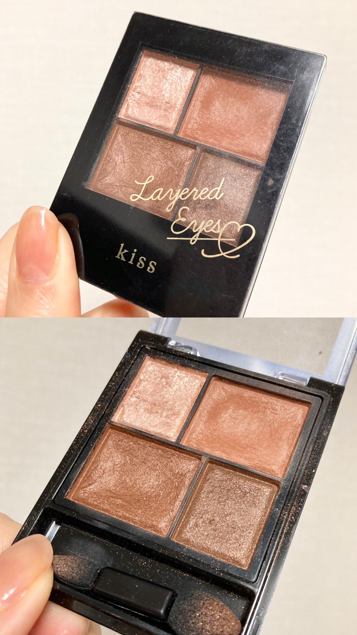 レイヤードアイズ/KiSS/アイシャドウパレットを使ったクチコミ(1枚目)