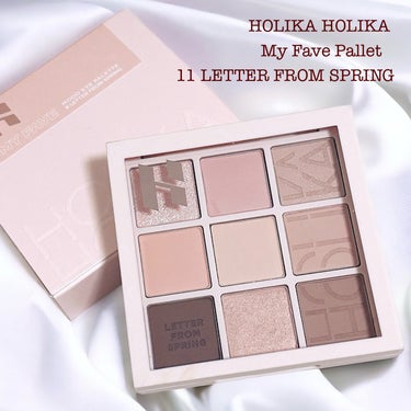 マイフェイブムードアイパレット 9カラー/HOLIKA HOLIKA/アイシャドウパレットを使ったクチコミ（1枚目）