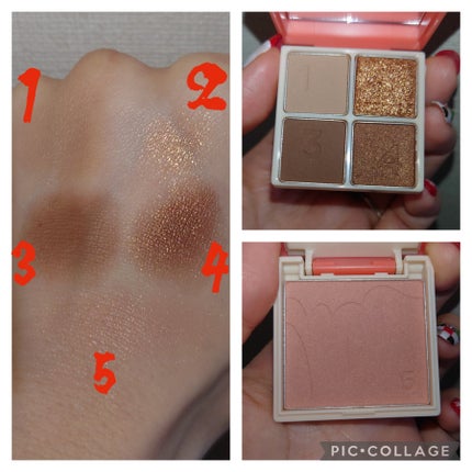 マルチキューブ/i’m meme/アイシャドウパレットを使ったクチコミ(3枚目)