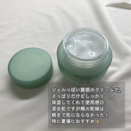 ピュアアルテミシア カーミングウォータークリーム/HANYUL(ハンユル)/フェイスクリームを使ったクチコミ(3枚目)