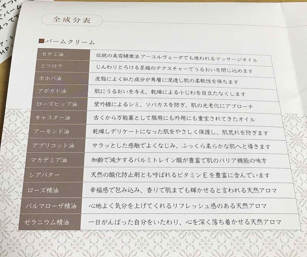 バームクリーム バームクリーム/麗凍化粧品/クレンジングバームを使ったクチコミ（3枚目）