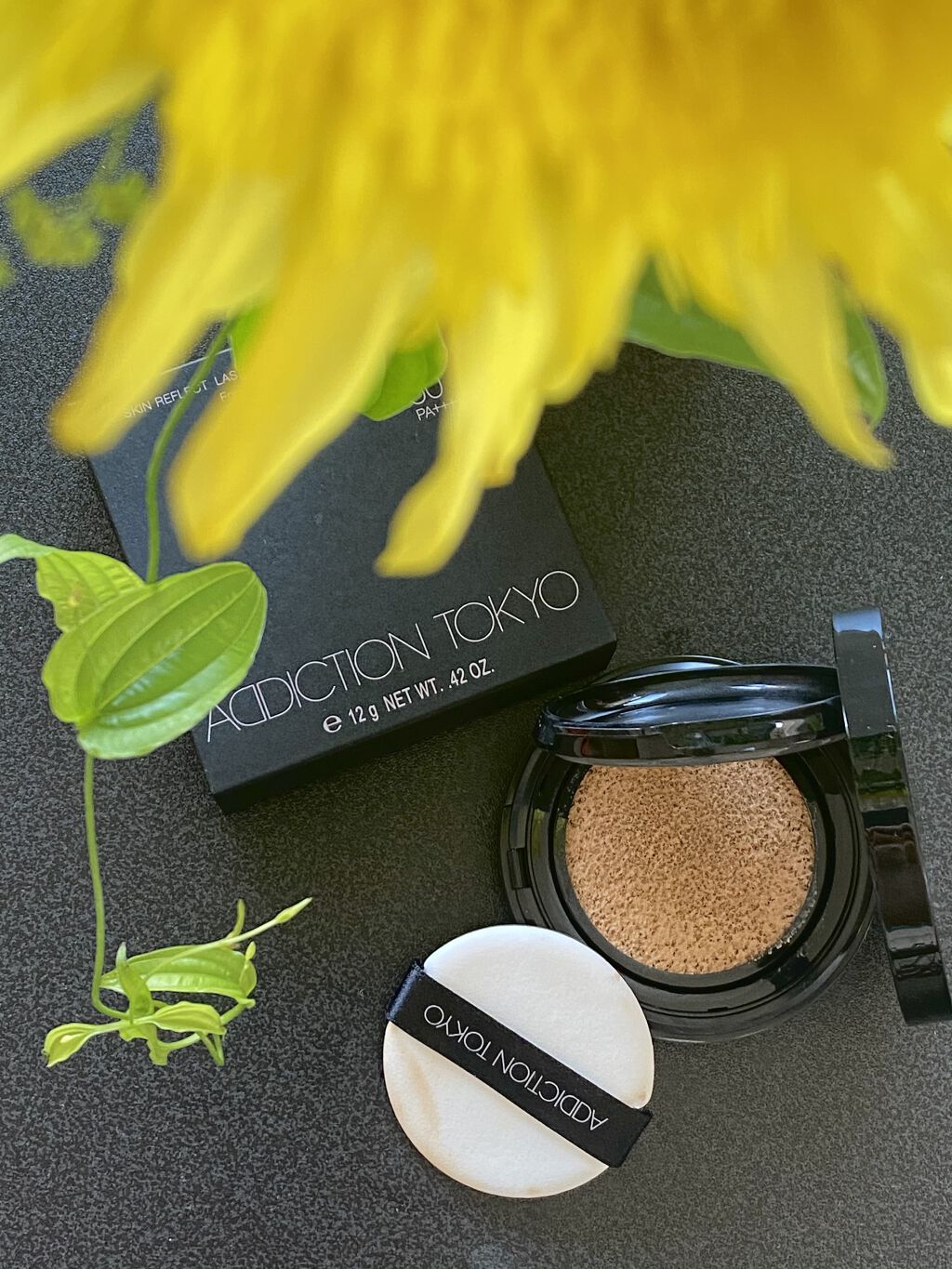 スキンリフレクト ラスティング UV クッションファンデーション クッションファンデーション パフ/ADDICTION/クッションファンデーションを使ったクチコミ（2枚目）