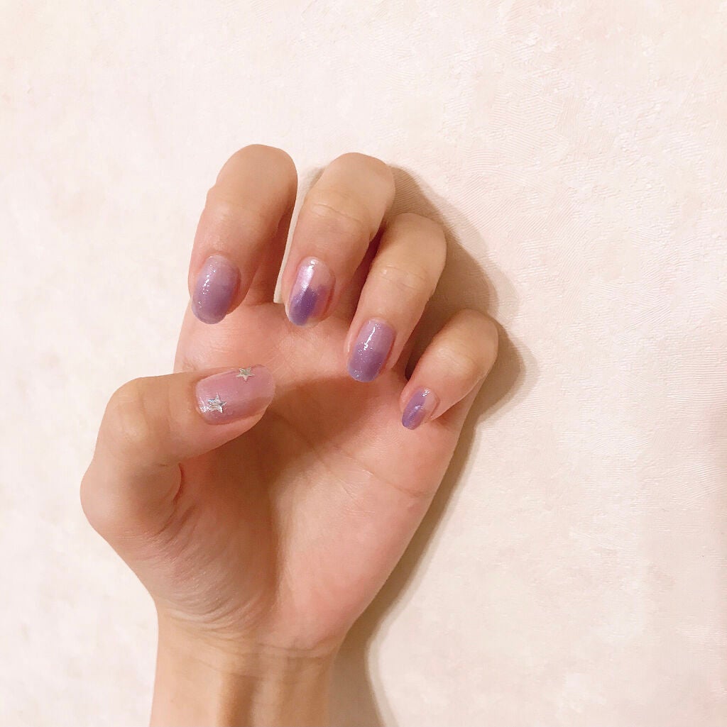 きつねさん on LIPS 「《セルフネイル》もうすぐ七夕ということで七夕ネイルを投稿しよう..」(3枚目)