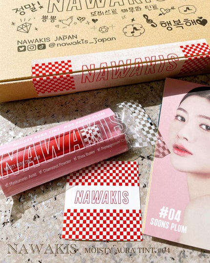 NAWAKIS MOISTY AURA TINT/NAWAKIS/口紅を使ったクチコミ(1枚目)