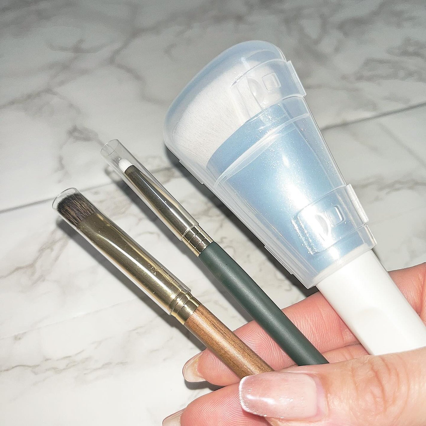 okhee 白玉ファンデーションブラシ/SOOA DOR/メイクブラシを使ったクチコミ(3枚目)