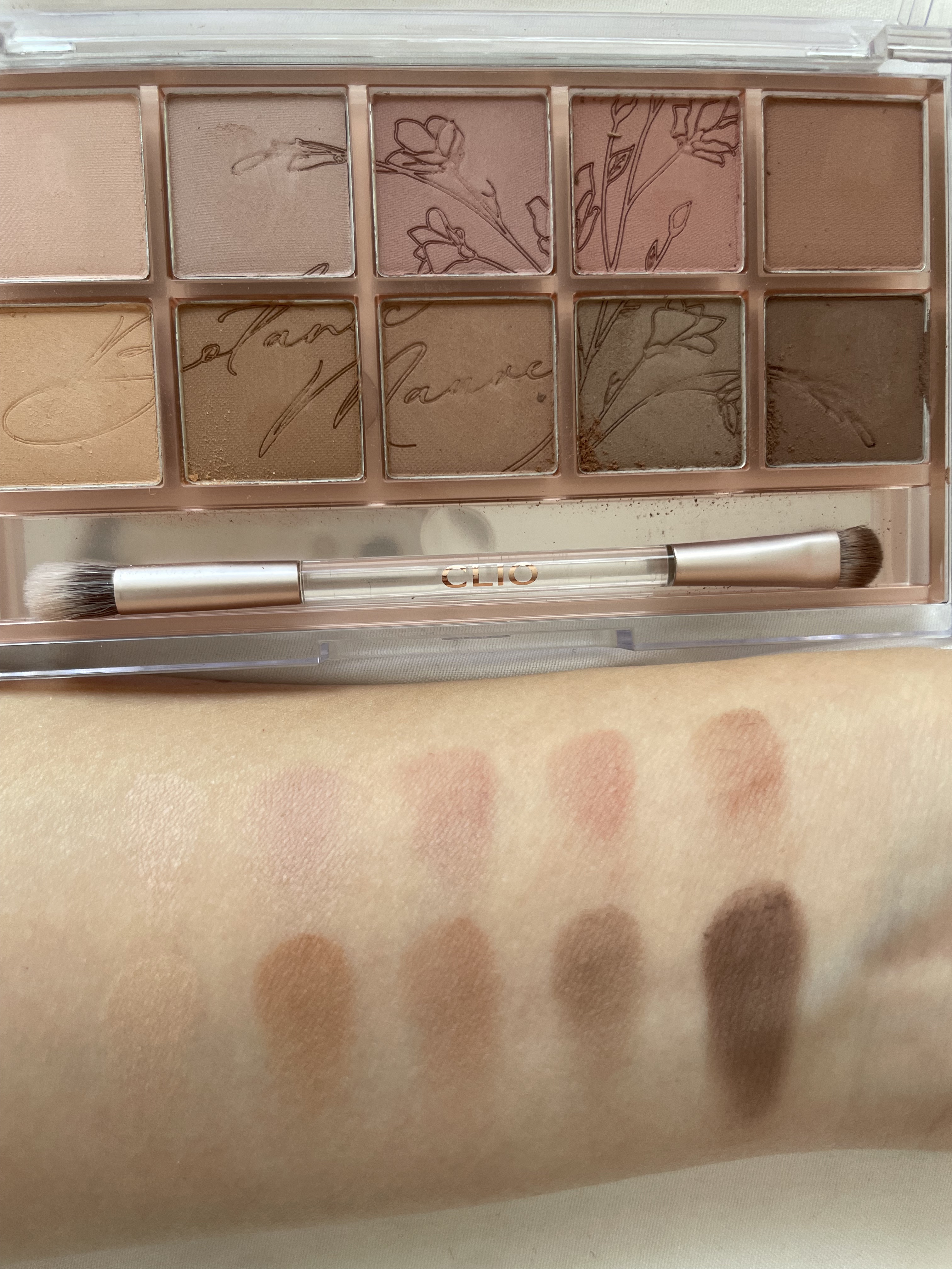 プロ アイ パレット 09 BOTANIC MAUVE/CLIO/アイシャドウパレットを使ったクチコミ（2枚目）